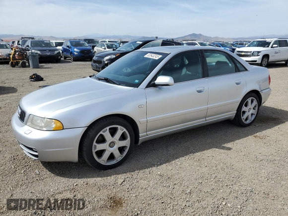 2001 Audi S4 with VIN WAURD68D91A045162, listed as a Copart auction lot 52643245 with 175,863 mi miles and Clean Title. Bid and sale history available at carsss.com. Image 1.