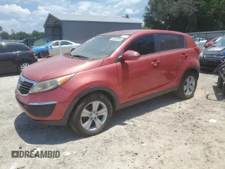 2013 Kia Sportage LX with VIN KNDPB3A20D7452215, listed as a Copart auction lot 63332205 with 203,039 mi miles and Clean title. Bid and sale history available at DreamBid. Image 1.