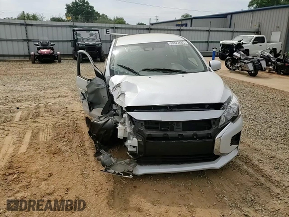 2023 Mitsubishi Mirage ES with VIN ML32FUFJ0PHF02149, listed as a Copart auction lot 53322425 with 51,272 mi miles and Salvage title. Bid and sale history available at DreamBid. Image 13.
