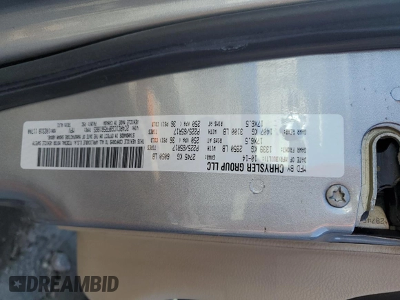2015 Chrysler Town & Country Touring L with VIN 2C4RC1CG8FR561865, listed as a Copart auction lot 53851285 with 113,366 mi miles and Clean Title. Bid and sale history available at DreamBid. Image 13.