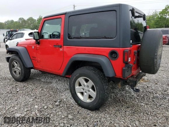 2015 Jeep Wrangler Sport с VIN 1C4AJWAG2FL698568, выставлен на аукционе Copart как лот 58222415 с пробегом 103 670 миль миль и Списание • Salvage title. История ставок и продаж доступна на DreamBid. Изображение 2.