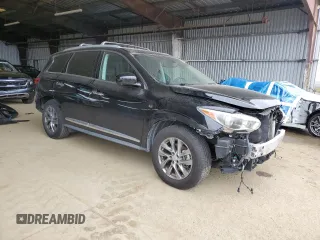 2015 Infiniti QX60 with VIN 5N1AL0MNXFC550987, listed as a Copart auction lot 54273975 with 104,577 mi miles and Salvage Title. Bid and sale history available at DreamBid. Image 4.