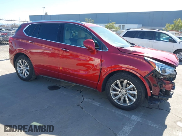 2019 Buick Envision Essence with VIN LRBFXCSAXKD109976, listed as a IAAI auction lot 41793050 with 36,053 mi miles and . Bid and sale history available at carsss.com. Image 1.