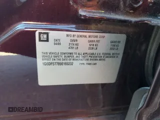 2009 Cadillac CTS RWD w/1SA with VIN 1G6DF577890169232, listed as a Copart auction lot 77531894 with 75,307 mi miles and Salvage Title. Bid and sale history available at carsss.com. Image 12.