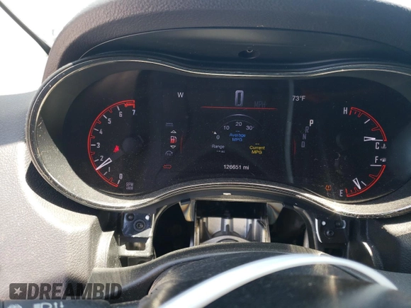2020 Dodge Durango GT with VIN 1C4RDHDG9LC166151, listed as a Copart auction lot 55627605 with 126,651 mi miles and Salvage title. Bid and sale history available at DreamBid. Image 9.