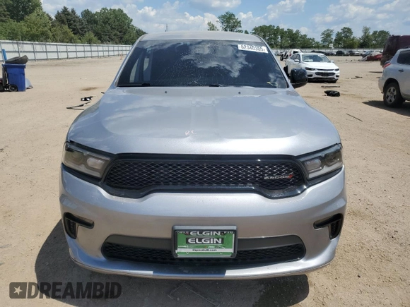 2021 Dodge Durango SXT Plus with VIN 1C4RDJAG7MC522352, listed as a Copart auction lot 62340385 with 76,593 mi miles and Salvage title. Bid and sale history available at DreamBid. Image 5.