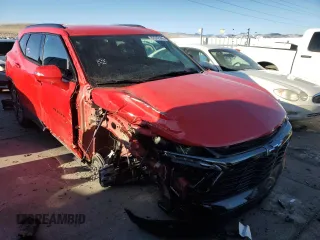 2024 Chevrolet Blazer RS with VIN 3GNKBKRS2RS125968, listed as a Copart auction lot 88042545 with 4,584 mi miles and Salvage title. Bid and sale history available at DreamBid. Image 4.