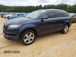 2014 Audi Q7 3.0T Premium Plus with VIN WA1LGAFE0ED018087, listed as a Copart auction lot 46578555 with 151,709 mi miles and Clean Title. Bid and sale history available at carsss.com. Image 1.