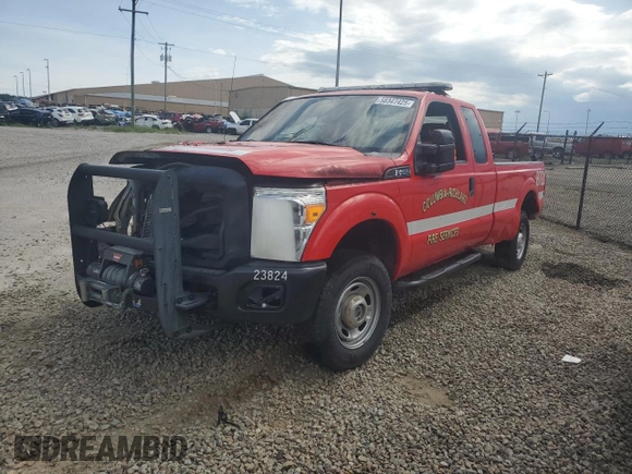 2016 Ford F-250 XLT with VIN 1FT7X2B64GEA16500, listed as a Copart auction lot 58347425 with Not provided miles and Salvage title. Bid and sale history available at DreamBid. Image 1.