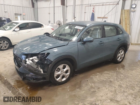 2023 Honda HR-V LX with VIN 3CZRZ2H31PM745770, listed as a Copart auction lot 43449055 with 29,420 mi miles and Salvage title. Bid and sale history available at DreamBid. Image 1.
