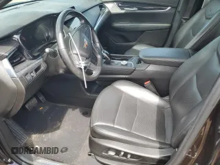 2021 Cadillac XT5 FWD Premium Luxury with VIN 1GYKNCRS9MZ217560, listed as a Copart auction lot 60733295 with 52,242 mi miles and Salvage title. Bid and sale history available at DreamBid. Image 7.