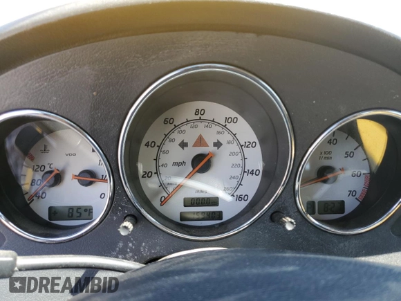 2001 Mercedes-Benz SLK 230/320 with VIN WDBKK65F61F191519, listed as a Copart auction lot 59205425 with 159,403 mi miles and Clean title. Bid and sale history available at DreamBid. Image 9.