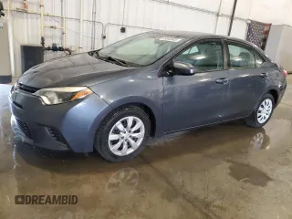 2016 Toyota Corolla L with VIN 2T1BURHE0GC501925, listed as a Copart auction lot 60592685 with 118,034 mi miles and Salvage title. Bid and sale history available at DreamBid. Image 1.