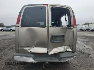 2001 Chevrolet Express with VIN 1GAHG39R011123173, listed as a Copart auction lot 81232074 with 109,829 mi miles and Salvage Title. Bid and sale history available at carsss.com. Image 6.