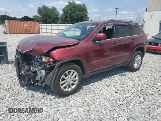 2021 Jeep Grand Cherokee Laredo E z VIN 1C4RJEAG8MC595214, wystawiony jako Copart lot #54223475 z przebiegiem 40 467 mil mil oraz Szkody całkowita. Historia ofert i sprzedaży dostępna na DreamBid. Obrazek 1.
