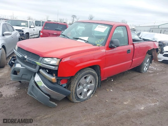 2004 Chevrolet Silverado 1500 Work Truck with VIN 1GCEC14X64Z232646, listed as a IAAI auction lot 40932577 with 267,728 mi miles. Bid and sale history available at carsss.com. Image 2.
