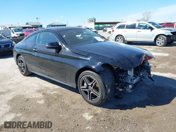 2023 Mercedes-Benz C 300 with VIN W1KWJ8EB0PG117360, listed as a IAAI auction lot 41542060 with 12,935 mi miles and . Bid and sale history available at DreamBid. Image 1.