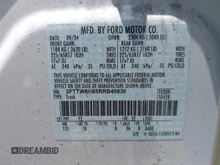 2024 Ford Maverick XLT with VIN 3FTTW8H95RRB40930, listed as a IAAI auction lot 42751253 with 6,596 mi miles and . Bid and sale history available at DreamBid. Image 9.