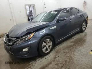 2014 Kia Optima Hybrid LX with VIN KNAGM4AD5E5065025, listed as a Copart auction lot 53139885 with 139,705 mi miles and Salvage Title. Bid and sale history available at carsss.com. Image 1.