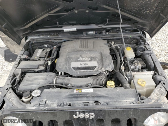 2015 Jeep Wrangler Unlimited Sport with VIN 1C4HJWDG9FL598249, listed as a Copart auction lot 49775035 with 116,486 mi miles and Salvage Title. Bid and sale history available at carsss.com. Image 13.