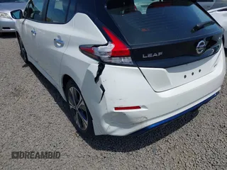 2021 Nissan LEAF SV with VIN 1N4AZ1CV0MC556505, listed as a IAAI auction lot 42438895 with 20,249 mi miles and . Bid and sale history available at DreamBid. Image 6.