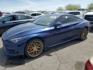 2018 Infiniti Q60 Red Sport 400 z VIN JN1FV7EL5JM630584, wystawiony jako Copart lot #53318905 z przebiegiem 88 290 mil mil oraz Czysty tytuł • Clean title. Historia ofert i sprzedaży dostępna na DreamBid. Obrazek 1.