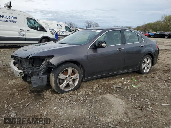 2010 Acura TSX with VIN JH4CU2F63AC012036, listed as a Copart auction lot 52008175 with 0 mi miles and Salvage Title. Bid and sale history available at carsss.com. Image 1.