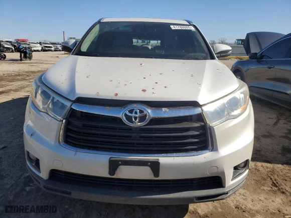 2014 Toyota Highlander XLE with VIN 5TDJKRFH2ES068322, listed as a Copart auction lot 41780005 with 141,720 mi miles and Salvage Title. Bid and sale history available at carsss.com. Image 5.