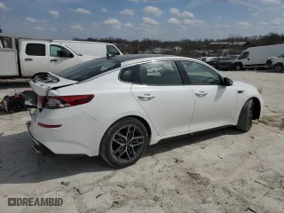2019 Kia Optima SX with VIN 5XXGW4L25KG335015, listed as a Copart auction lot 49240855 with 51,933 mi miles and Salvage Title. Bid and sale history available at carsss.com. Image 3.