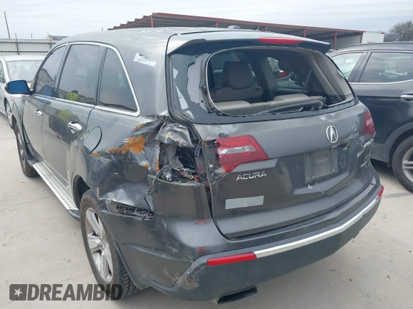 2011 Acura MDX Tech Pkg with VIN 2HNYD2H69BH503868, listed as a IAAI auction lot 41673758 with 198,686 mi miles. Bid and sale history available at carsss.com. Image 3.