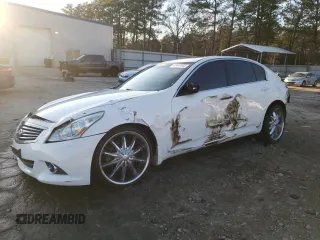 2011 Infiniti G37 x z VIN JN1CV6AR4BM406098, wystawiony jako Copart lot #47457645 z przebiegiem Nie podano mil oraz Nie do naprawy. Historia ofert i sprzedaży dostępna na DreamBid. Obrazek 1.