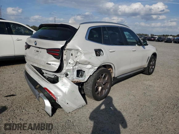 2024 BMW X3 sDrive30i z VIN 5UX43DP08R9T39988, wystawiony jako Copart lot #47793865 z przebiegiem 19 067 mil mil oraz Szkoda całkowita • Salvage title. Historia ofert i sprzedaży dostępna na DreamBid. Obrazek 3.