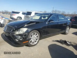 2007 Mercedes-Benz S-Class 5.5L V8 with VIN WDDNG71XX7A070430, listed as a Copart auction lot 49666625 with 133,182 mi miles and Salvage Title. Bid and sale history available at carsss.com. Image 1.