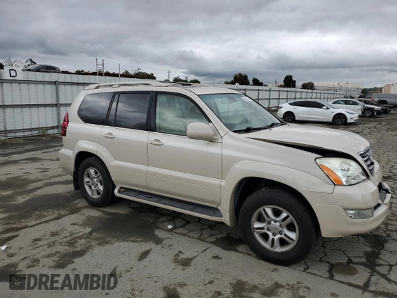 2003 Lexus GX 470 z VIN JTJBT20X330006191, wystawiony jako Copart lot #53516235 z przebiegiem 146 860 mil mil oraz Szkoda całkowita • Salvage title. Historia ofert i sprzedaży dostępna na DreamBid. Obrazek 4.