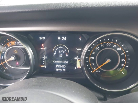 2021 Jeep Gladiator Texas Trail with VIN 1C6JJTAM6ML502947, listed as a IAAI auction lot 41862393 with 48,997 mi miles. Bid and sale history available at carsss.com. Image 7.