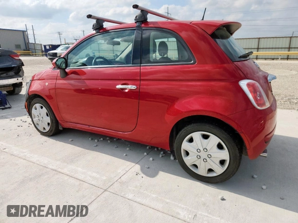 2015 FIAT 500 Pop with VIN 3C3CFFAR8FT581839, listed as a Copart auction lot 59895855 with 63,424 mi miles and Clean title. Bid and sale history available at DreamBid. Image 2.
