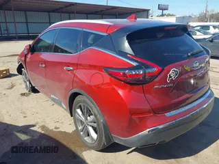 2019 Nissan Murano S with VIN 5N1AZ2MS9KN153687, listed as a IAAI auction lot 41380549 with 37,963 mi miles. Bid and sale history available at carsss.com. Image 3.