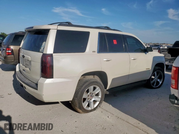 2015 Chevrolet Tahoe LT z VIN 1GNSCBKC0FR159342, wystawiony jako Copart lot #58051145 z przebiegiem 156 440 mil mil oraz Czysty tytuł • Clean title. Historia ofert i sprzedaży dostępna na DreamBid. Obrazek 3.