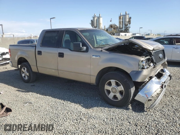 2004 Ford F-150 XLT with VIN 1FTRW12W54KD17862, listed as a Copart auction lot 52005715 with 0 mi miles and Salvage Title. Bid and sale history available at carsss.com. Image 4.