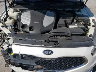 2015 Kia Cadenza Premium with VIN KNALN4D73F5185070, listed as a Copart auction lot 47012445 with 96,253 mi miles and Salvage Title. Bid and sale history available at carsss.com. Image 11.