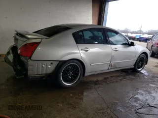 2004 Nissan Maxima SE with VIN 1N4BA41E24C870141, listed as a Copart auction lot 82491953 with 121,425 mi miles and Salvage Title. Bid and sale history available at carsss.com. Image 3.