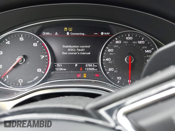 2013 Audi A6 Premium Plus with VIN WAUGFAFC4DN131779, listed as a IAAI auction lot 42373464 with 133,505 mi miles and . Bid and sale history available at DreamBid. Image 7.