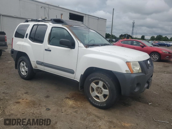 2005 Nissan Xterra S with VIN 5N1AN08WX5C629376, listed as a Copart auction lot 56478535 with 198,905 mi miles and Clean Title. Bid and sale history available at DreamBid. Image 4.
