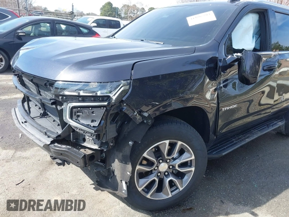 2022 Chevrolet Tahoe LT with VIN 1GNSKNKD3NR330130, listed as a IAAI auction lot 41595793 with 39,484 mi miles and . Bid and sale history available at DreamBid. Image 13.