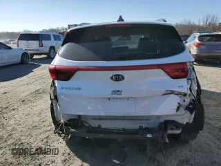 2018 Kia Sportage EX with VIN KNDPN3AC6J7421403, listed as a Copart auction lot 82428954 with 129,280 mi miles and Salvage Title. Bid and sale history available at DreamBid. Image 6.