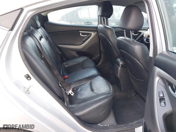 2014 Hyundai Elantra SE with VIN KMHDH4AE8EU170548, listed as a IAAI auction lot 41789097 with 196,055 mi miles. Bid and sale history available at carsss.com. Image 8.