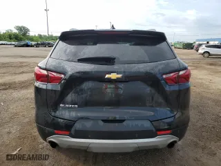 2020 Chevrolet Blazer LT with VIN 3GNKBCR43LS697825, listed as a Copart auction lot 57707434 with 43,489 mi miles and Salvage Title. Bid and sale history available at carsss.com. Image 6.