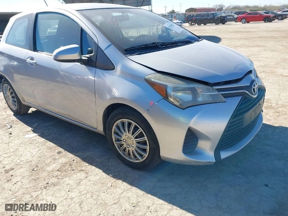2015 Toyota Yaris L with VIN VNKJTUD38FA020465, listed as a IAAI auction lot 41416577 with 142,751 mi miles. Bid and sale history available at carsss.com. Image 1.
