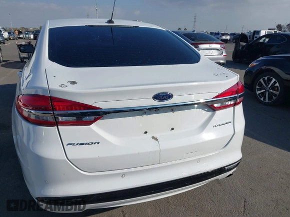 2018 Ford Fusion Titanium with VIN 3FA6P0RU0JR117158, listed as a IAAI auction lot 41435172 with 98,390 mi miles and . Bid and sale history available at DreamBid. Image 16.