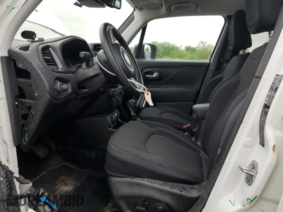 2023 Jeep Renegade Altitude z VIN ZACNJDE16PPP35515, wystawiony jako Copart lot #57641465 z przebiegiem 75 422 mil mil oraz Szkoda całkowita • Salvage title. Historia ofert i sprzedaży dostępna na DreamBid. Obrazek 7.